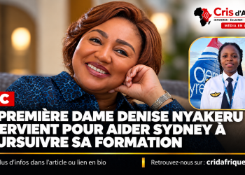 RDC : Denise Nyakeru intervient pour aider Sydney à poursuivre sa formation de pilote