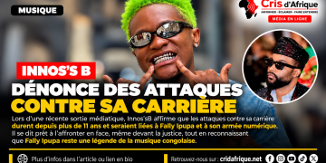Musique : Innoss’B dénonce des attaques contre sa carrière et met en cause l’entourage numérique de Fally Ipupa