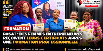 FOSAT : des femmes entrepreneures reçoivent leurs certificats après une formation professionnelle